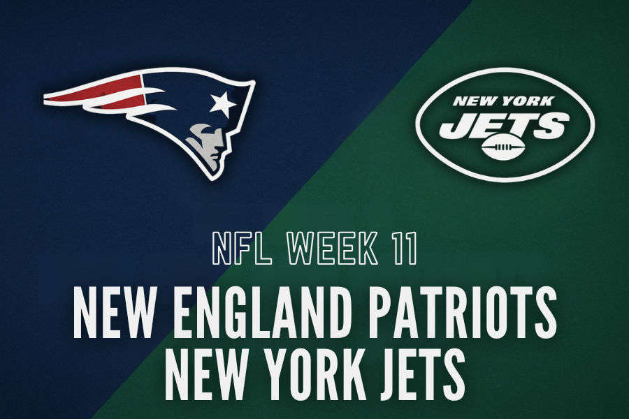 the nfl match between ny jets and ne patriots on week 11